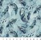 Soar Aqua Feathers DP24584 44 Digital Cotton Fabric by Northcott by the yard